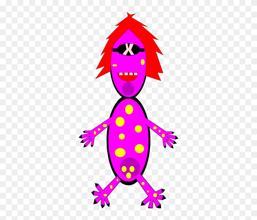 Pink,art,purple - Lizard Clipart