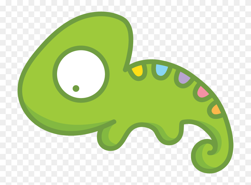 Chameleon Cards Clipart