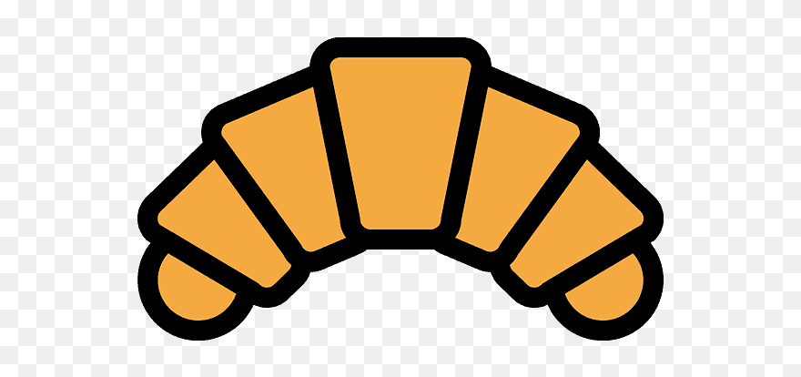 Croissant Emoji Clipart - Png Download
