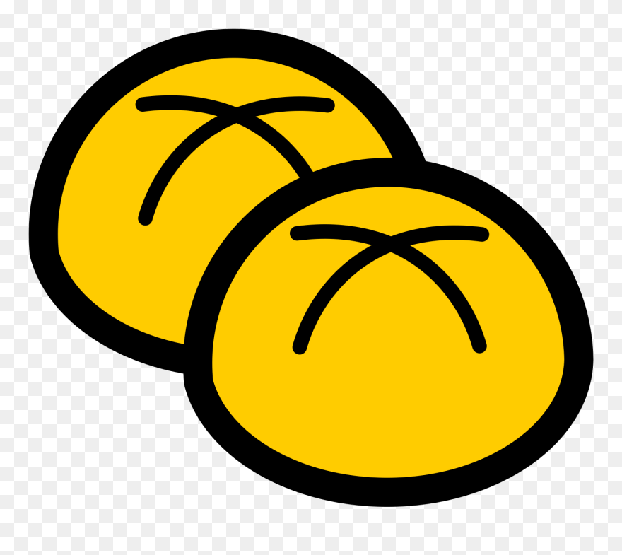 Bun Clipart Black And White - Png Download