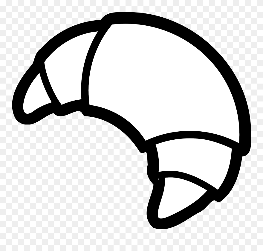 Transparent Bakery Clipart Black And White - Булочка Раскраска Для Детей - Png Download