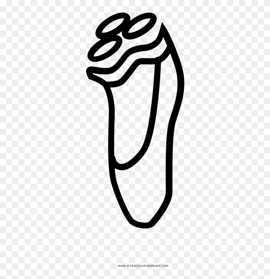Shaver Coloring Page Clipart
