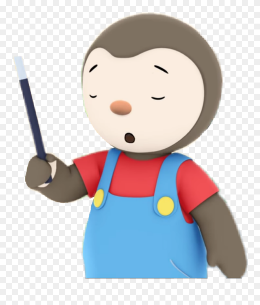#tchoupi #baguette #magie #nt #closedeyes - Cartoon Clipart