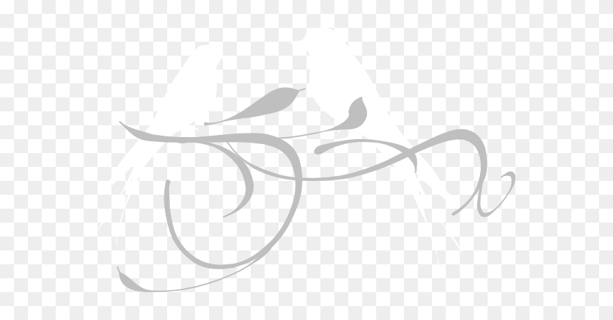 Birds On A Branch Svg Clip Arts - न - Png Download