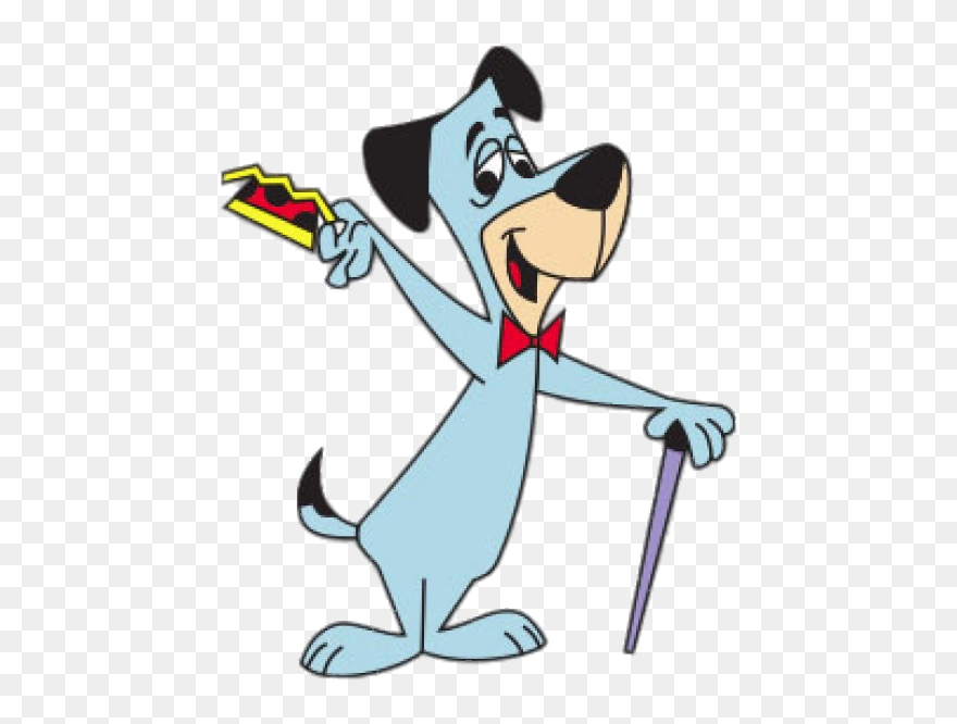 Huckleberry Hound Greeting - Cartoon Network Clipart 90s Hanna Barbera - Png Download