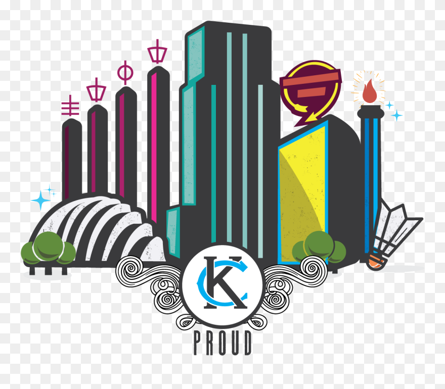 Kansas City Iconic Symbols Clipart