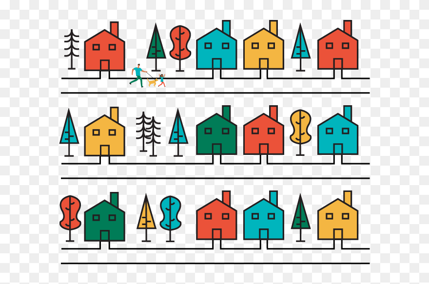 Housing Connect Illustration Clipart