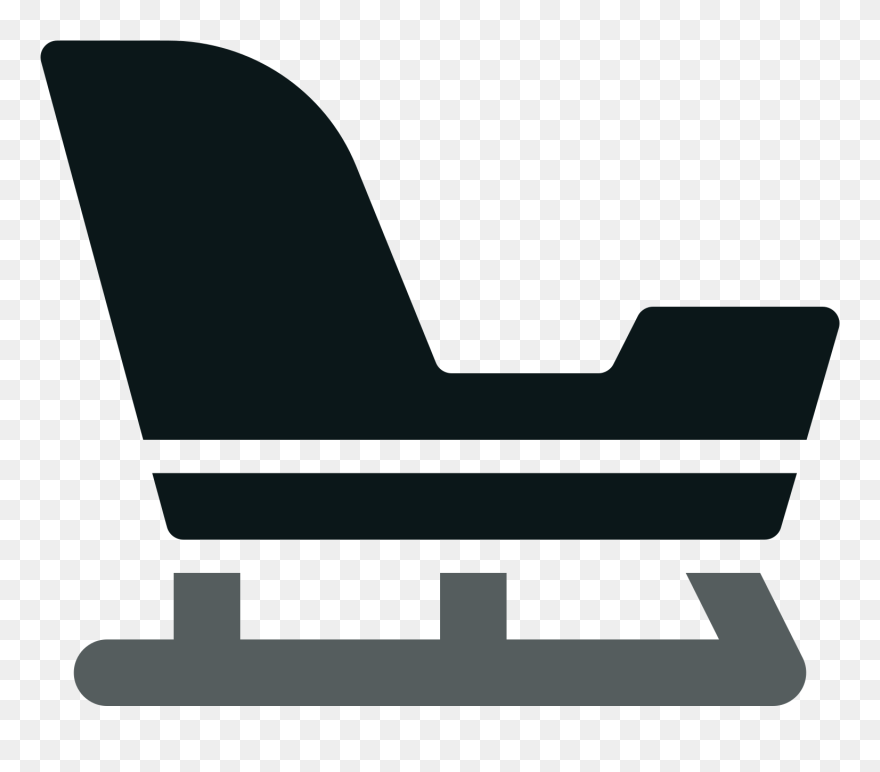 Sleigh Clipart Svg - Rocking Chair - Png Download