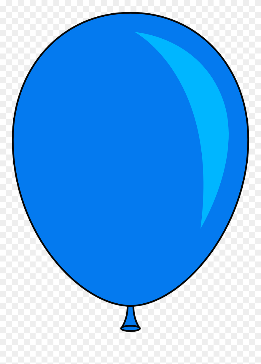Single Balloon Clipart - Png Download
