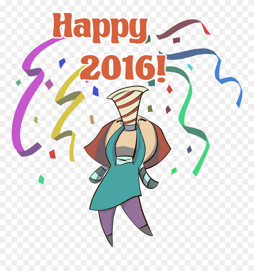 Happy 2016 Woman Clip Arts - Portable Network Graphics - Png Download
