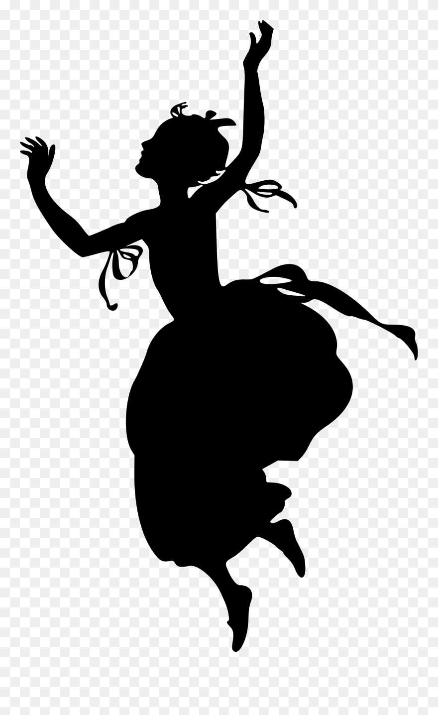 Girl Skipping Along Clip Arts - Cinderella Arthur Rackham - Png Download