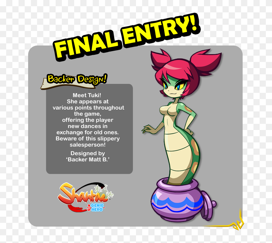 Tukidesign - Shantae Half Genie Hero Enemies Clipart