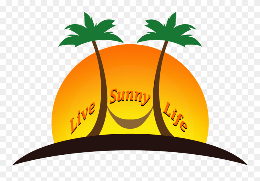 Live Sunny Life - Illustration Clipart