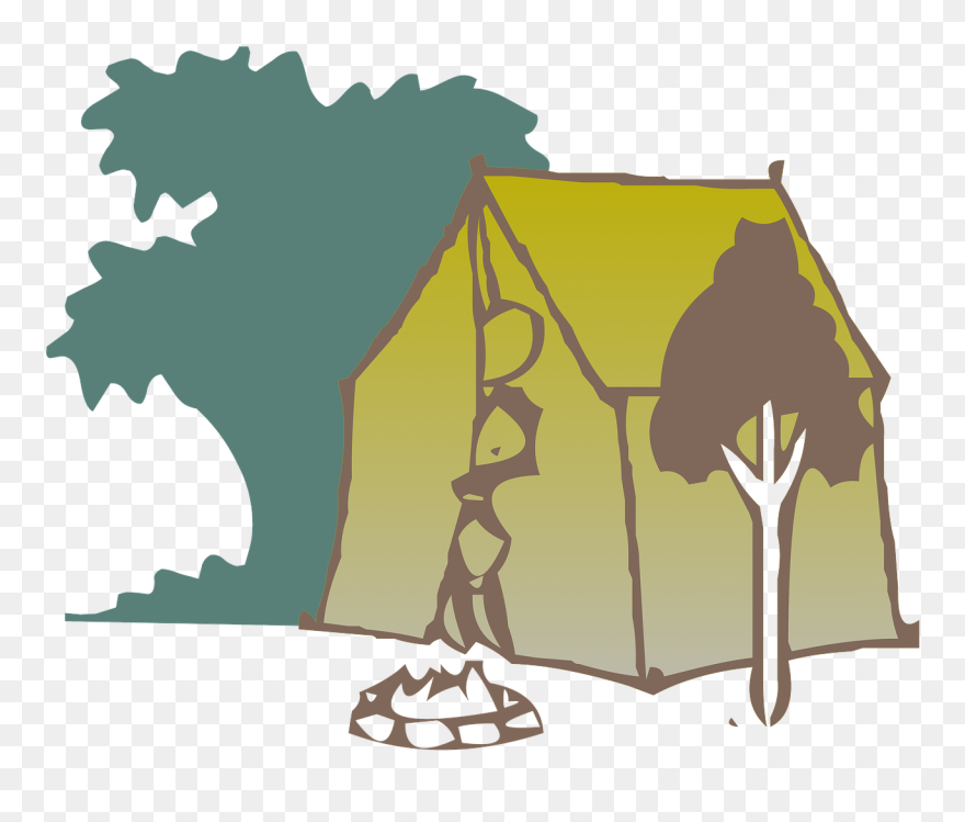 Camping Tent Camp Free Photo - Kamp Png Clipart