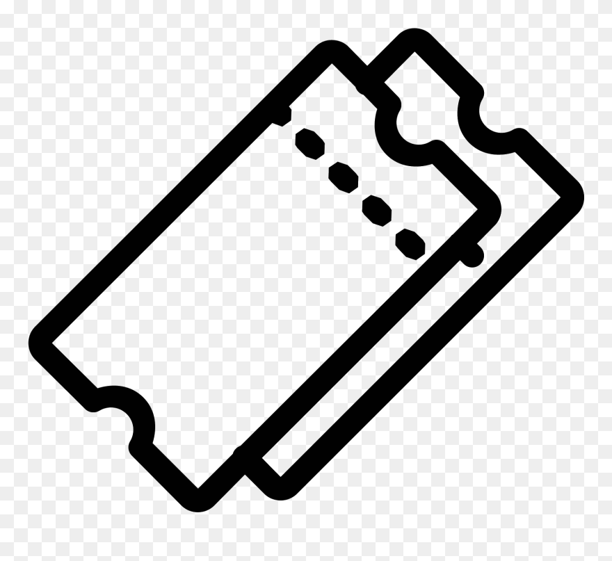 Transparent Tickets Clipart - Ticket Icon Png