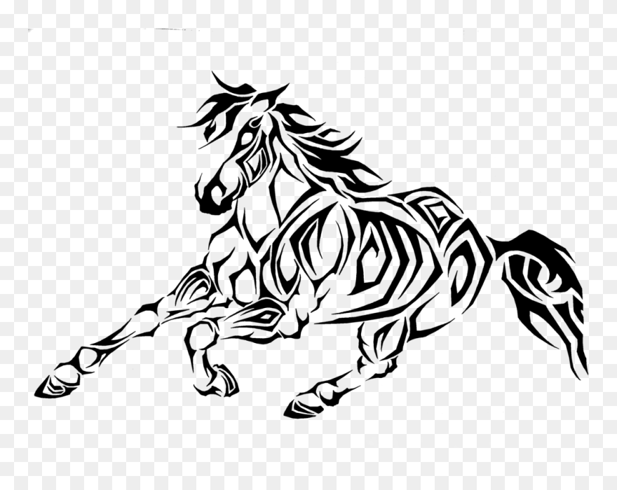Mustang Barrel Racing Drawing Zebra Clip Art - Zebra Racing Logo - Png Download