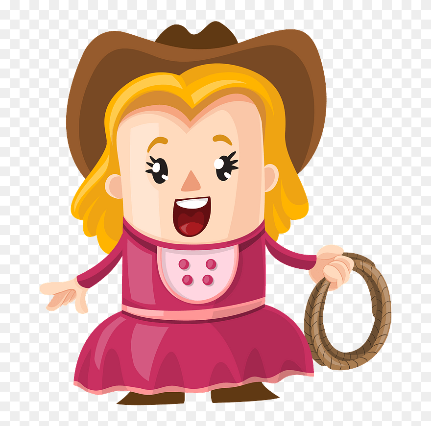 Cowgirl Clipart - Country Western Dress Up Day - Png Download