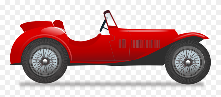 Sprint Car Racing Clipart Image Free Rc Car Clipart - Racing Vintage Car Clip Art - Png Download