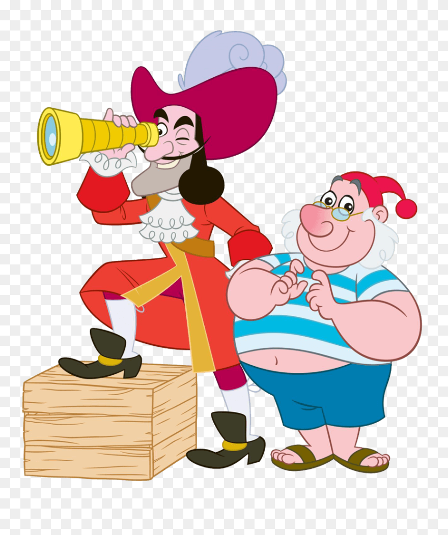 Jake & The Never Land Pirates Clipart - Captain Hook & Mr. Smee - Jake - Png Download