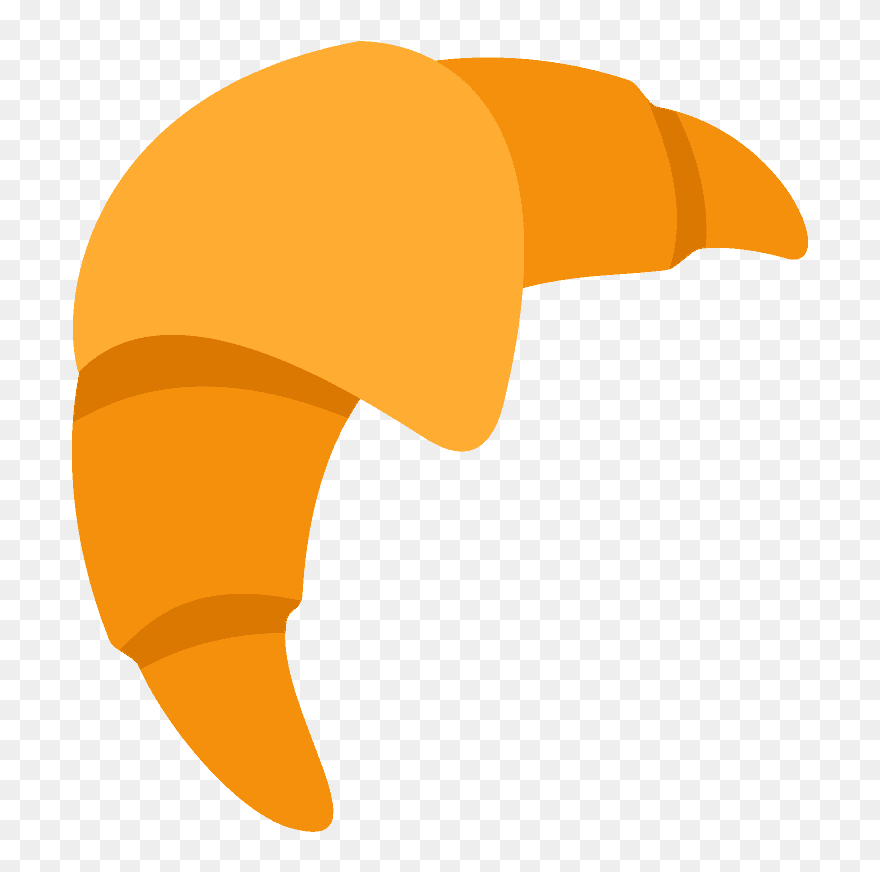Croissant Emoji Clipart - Croissant Emoji - Png Download
