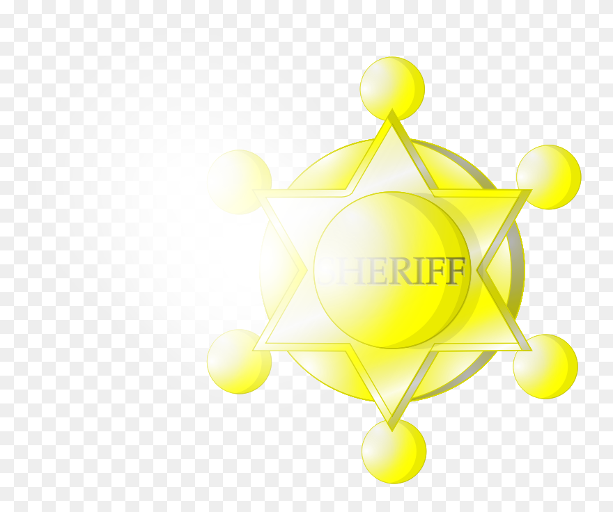 Sheriff Star Celso Junio - Sheriff Clipart