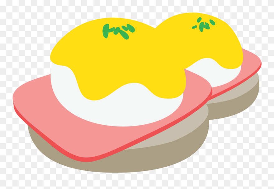 Db Illustrator V3-01 - Eggs Benedict Clipart - Png Download