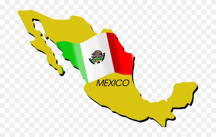 Mexico Map Image From Www Clipart