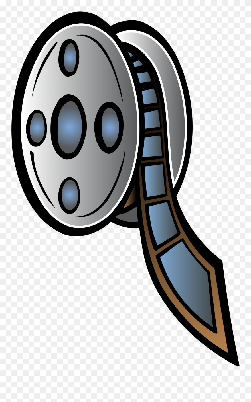 Free Film Reel Clip Art Free Film Reel Clip Art - Free Film Reel Clipart - Png Download