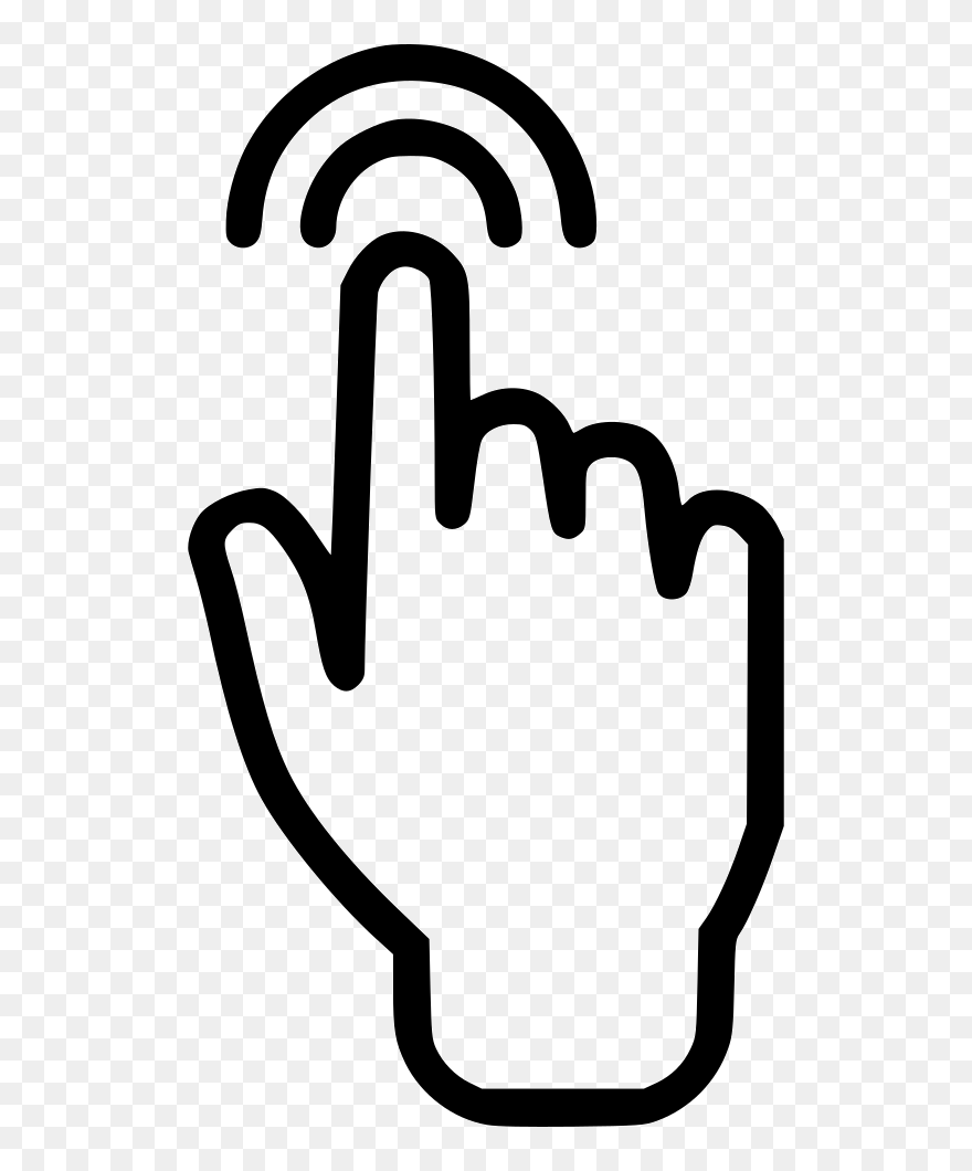 Hand Sign Png - Finger Screen Icon Png Clipart