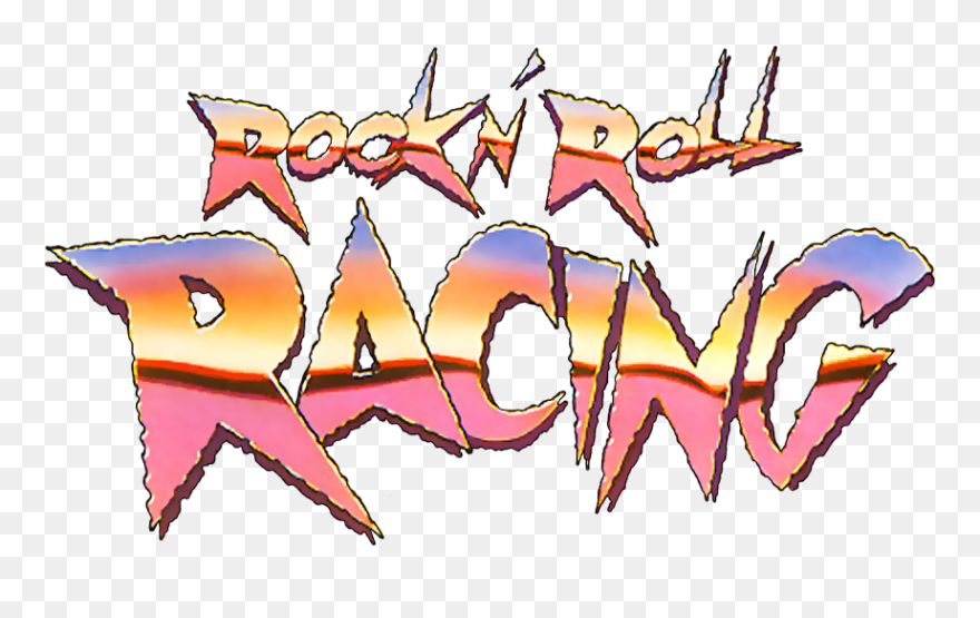 Rock And Roll - Rock N Roll Racing Logo Clipart