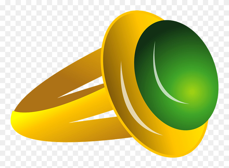 Emerald Ring Clipart - Inflatable - Png Download