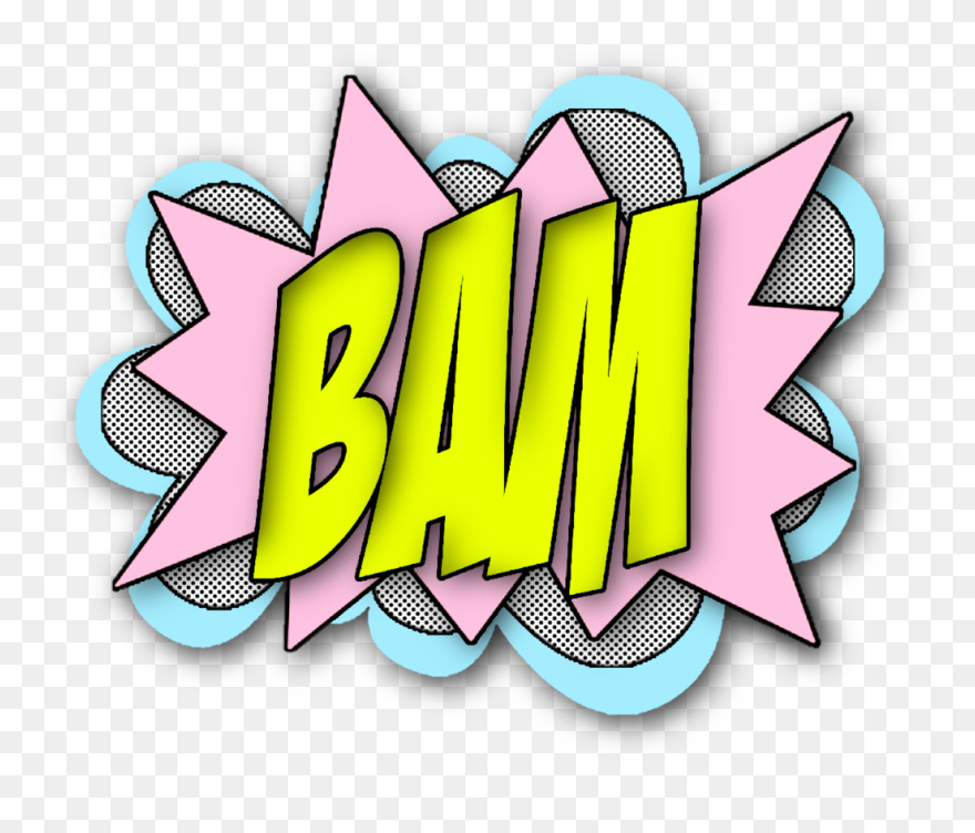 Transparent Bam Clipart - Fight Speech Bubble Png