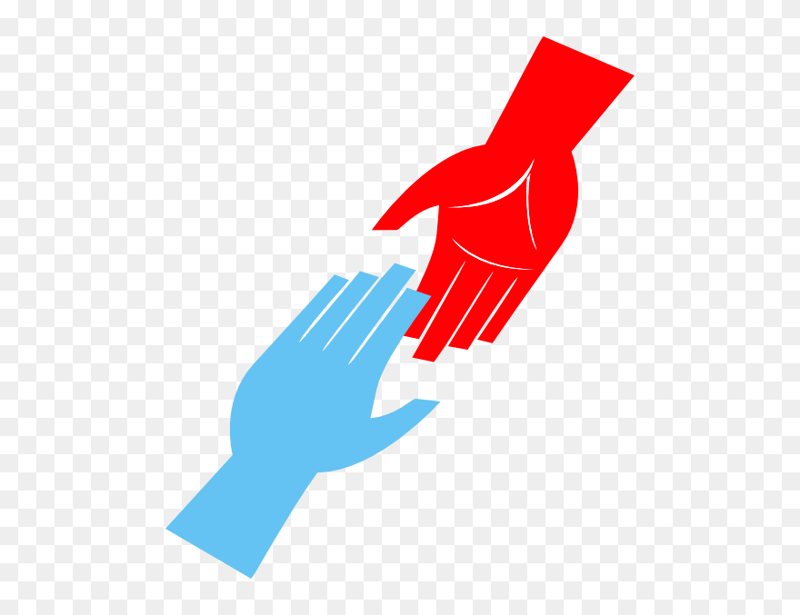 Helping Hands Clip Art - Png Download