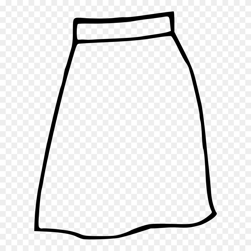 Poodle Skirt Clothing Clip Art - Skirt Clipart - Png Download