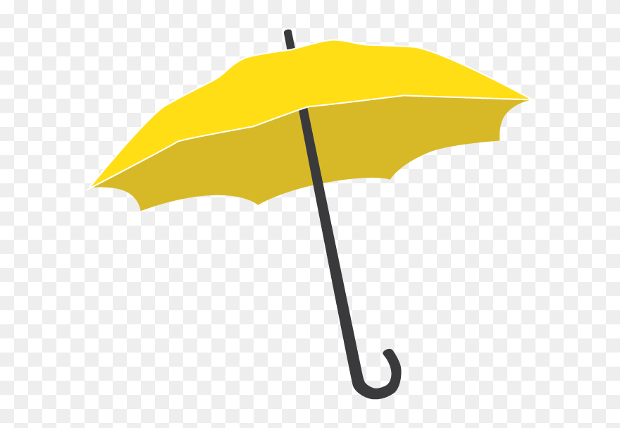 Yellow Umbrella Clipart - Png Download