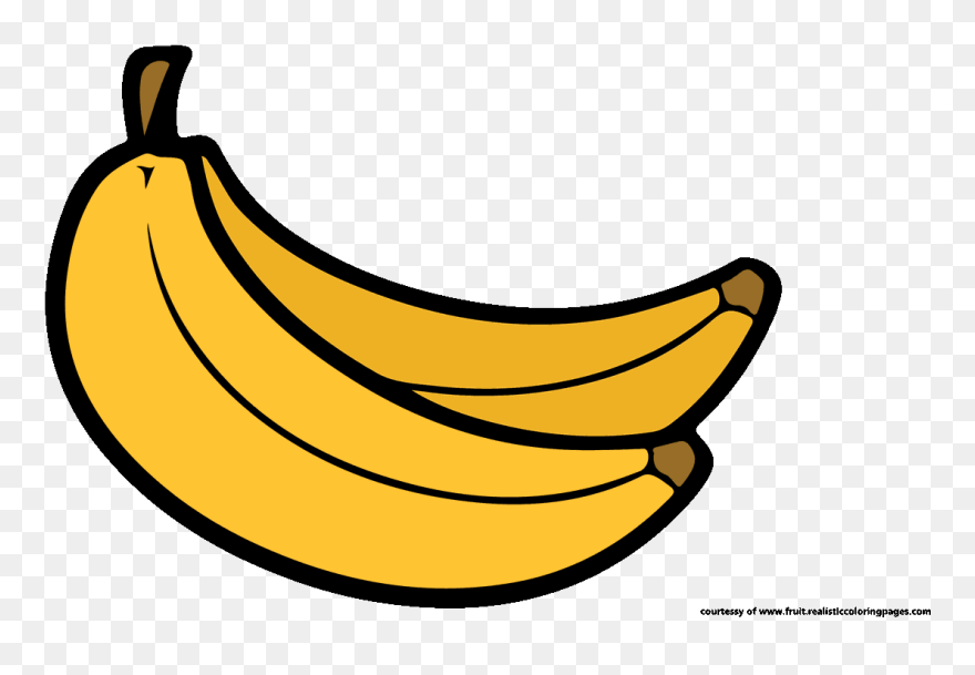 Banana Fruit Clip Art - Banana Clipart Transparent - Png Download