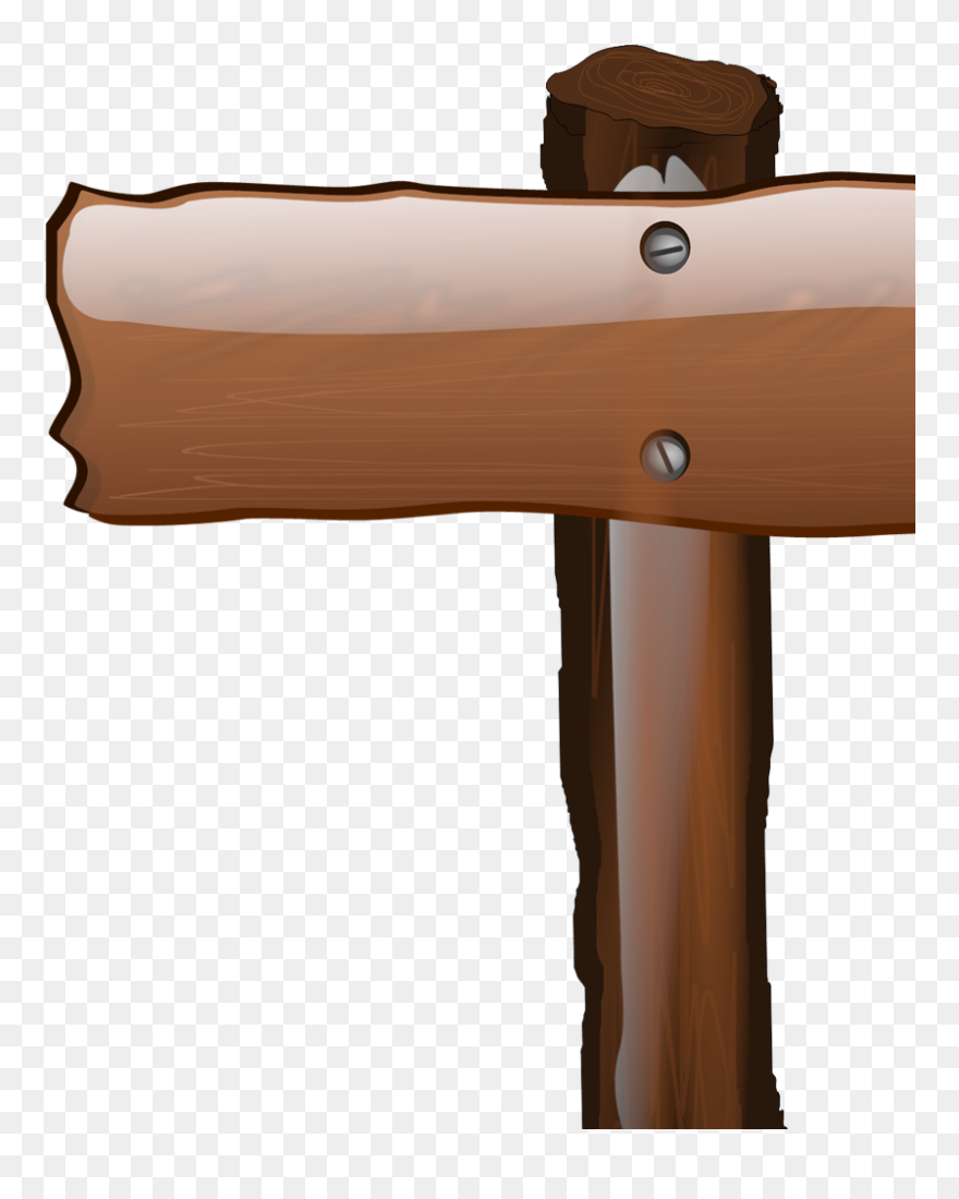 Wood Sign Clipart - Png Download