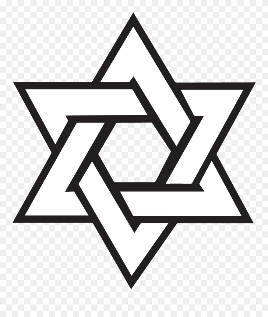 Transparent Siddur Clipart - Star Of David Drawings - Png Download
