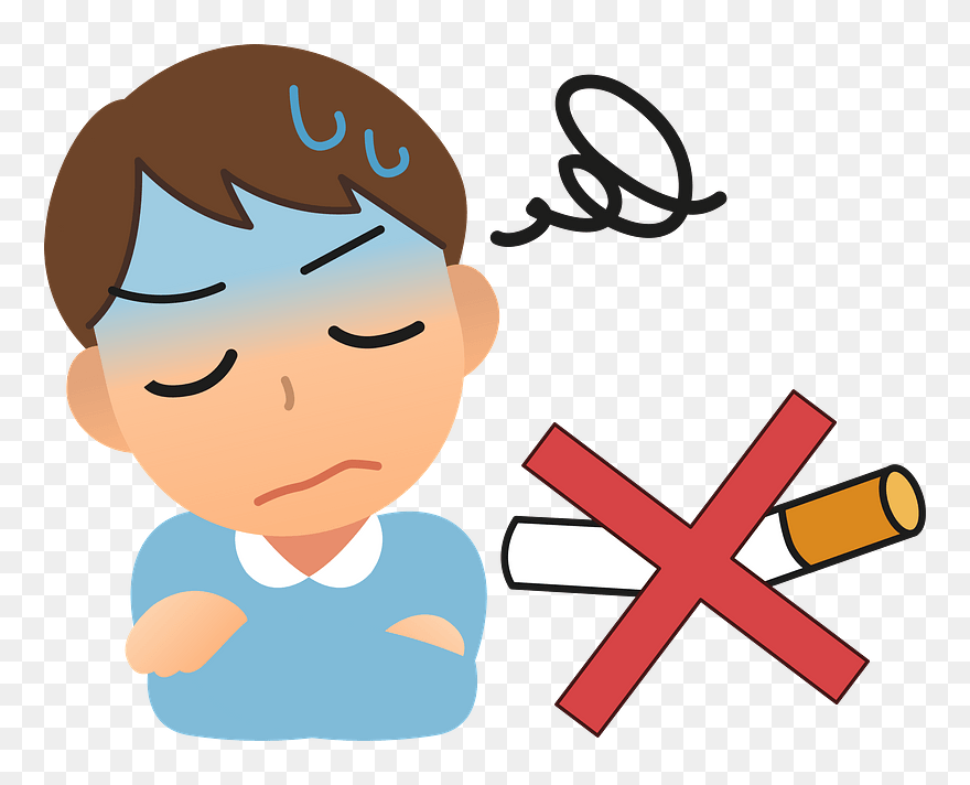 Man Non Smoking Cigarette Clipart - Varenicline - Png Download