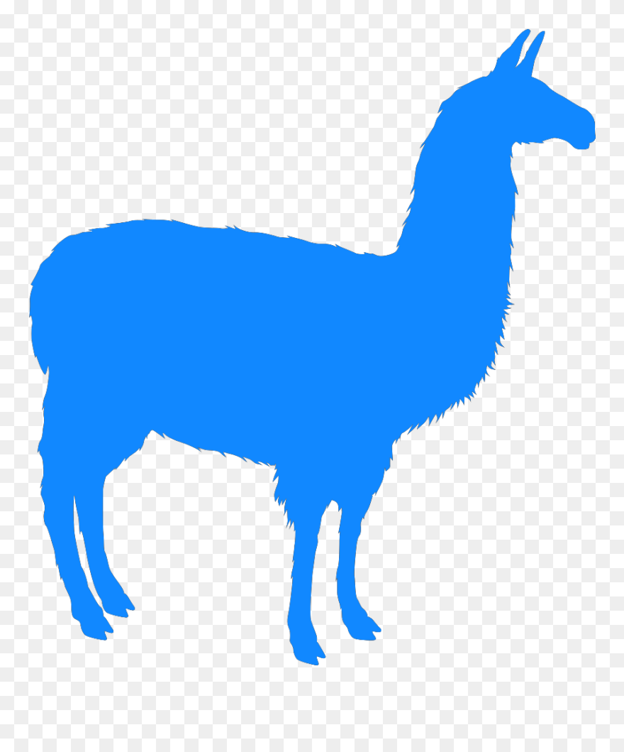 Llama Silhouette Svg Clipart