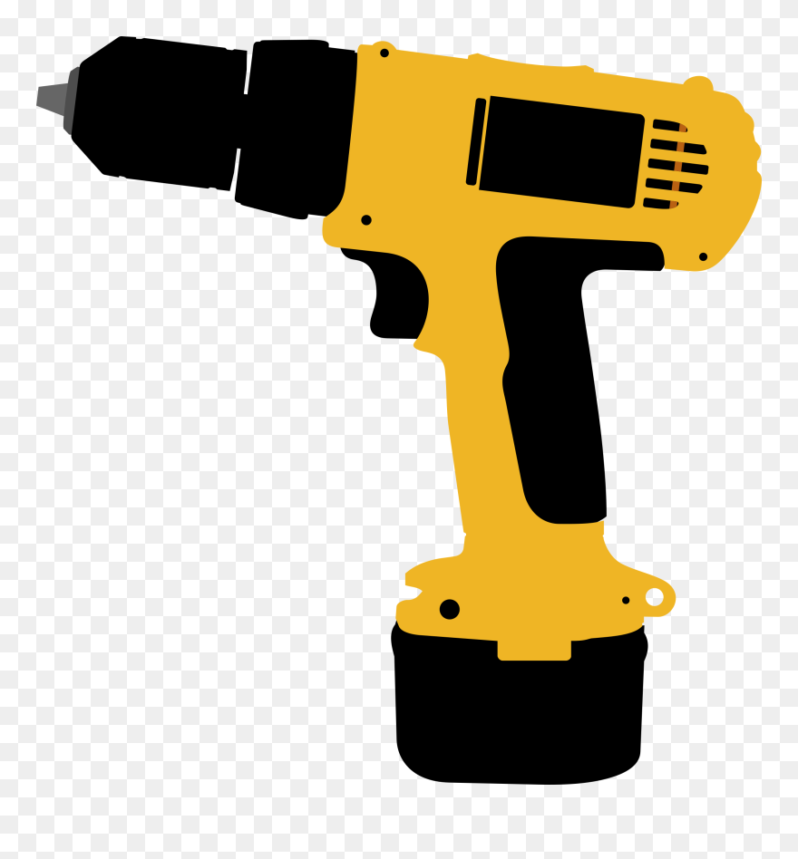 Screwdriver Clipart Free Free Vector Graphic Drill - Drill Clip Art - Png Download