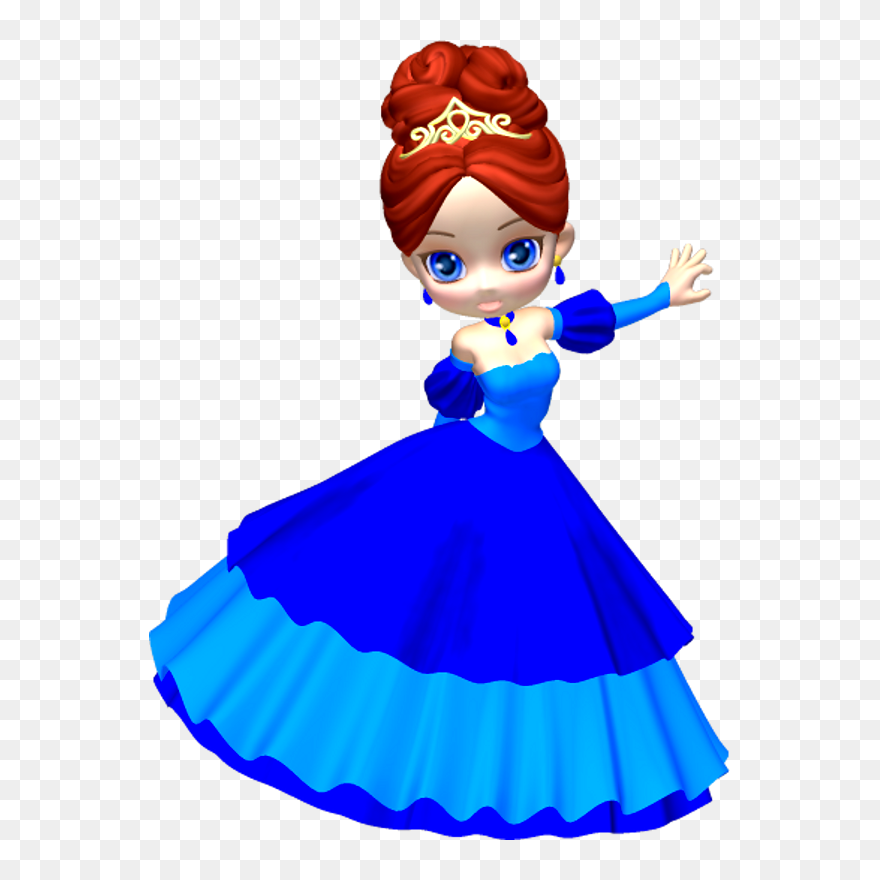 Princess In Poser Png - Princesses Clip Art Transparent Png