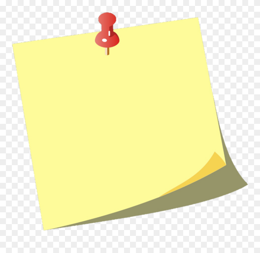 Post It Clipart Notice Board, Picture - Blank Paper Clip Png Transparent Png