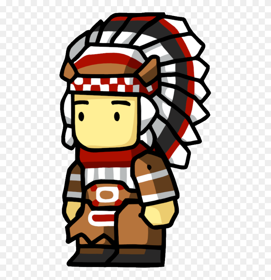 Scribblenauts Indian Chief Clip Arts - Chief Scribblenauts - Png Download