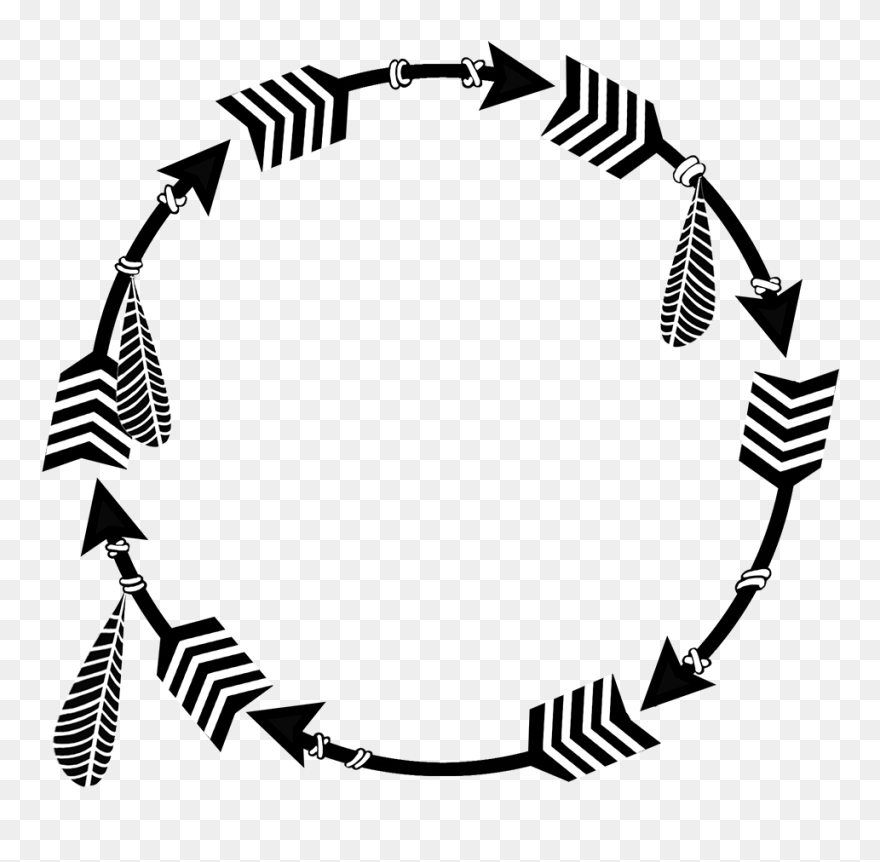 Native Circle Arrows - Native Circle Png Clipart
