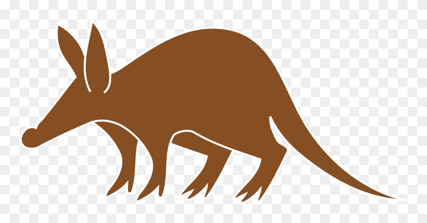 Aardvark Silhouette Clipart