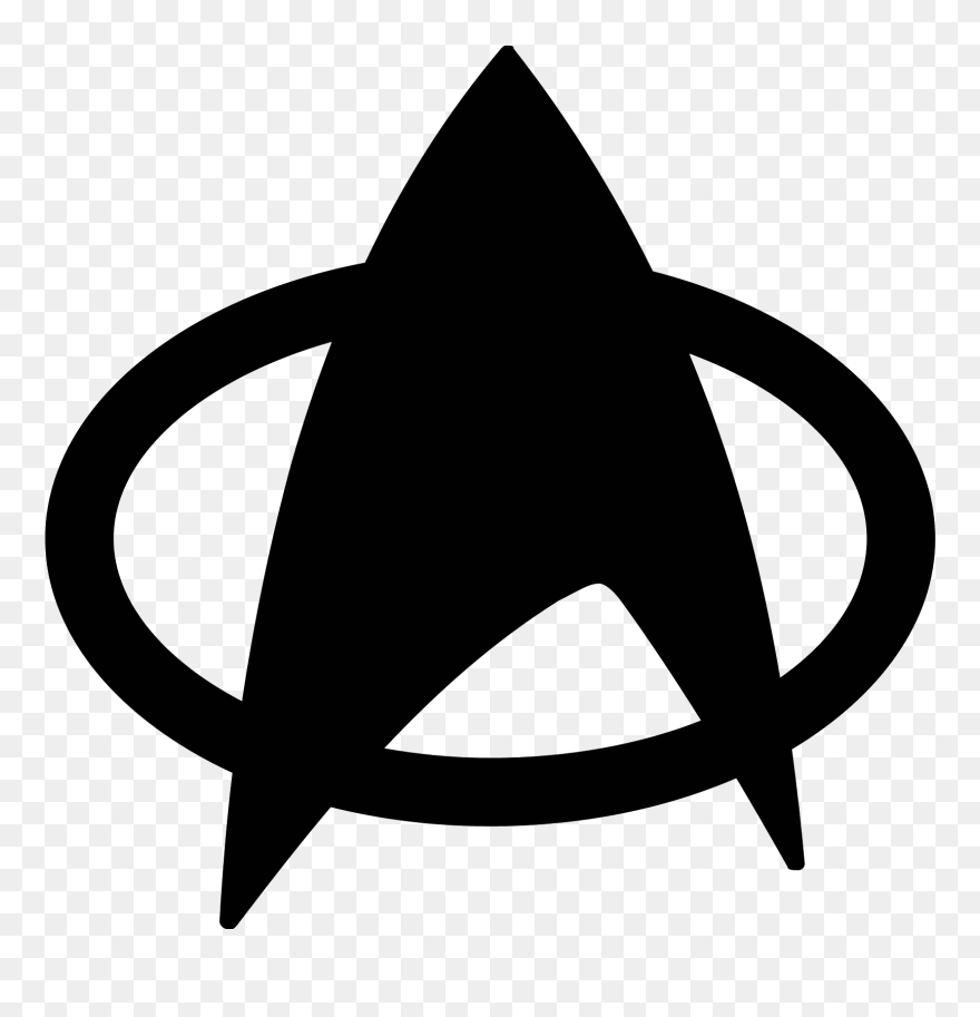 Communicator Star Trek Badge Computer Icons Symbol - Star Trek Next Generation Communicator Badge Clipart