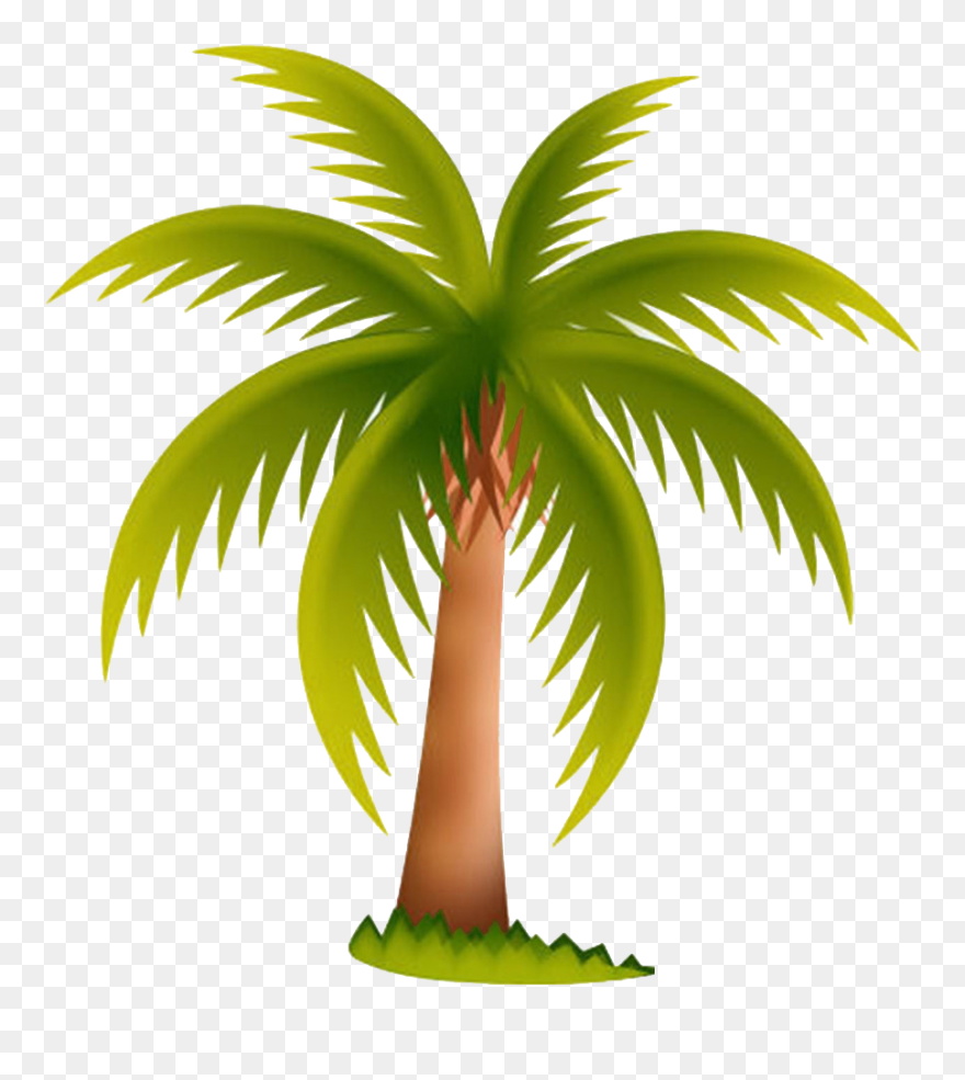 Date Palm, Tree Date Cliparts Transparent Images Download - Palm Tree Clip Art - Png Download
