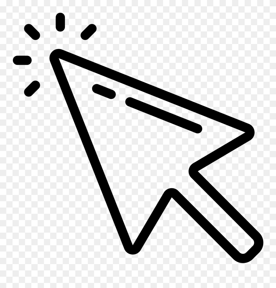 Transparent Mouse Arrow Icon Clipart
