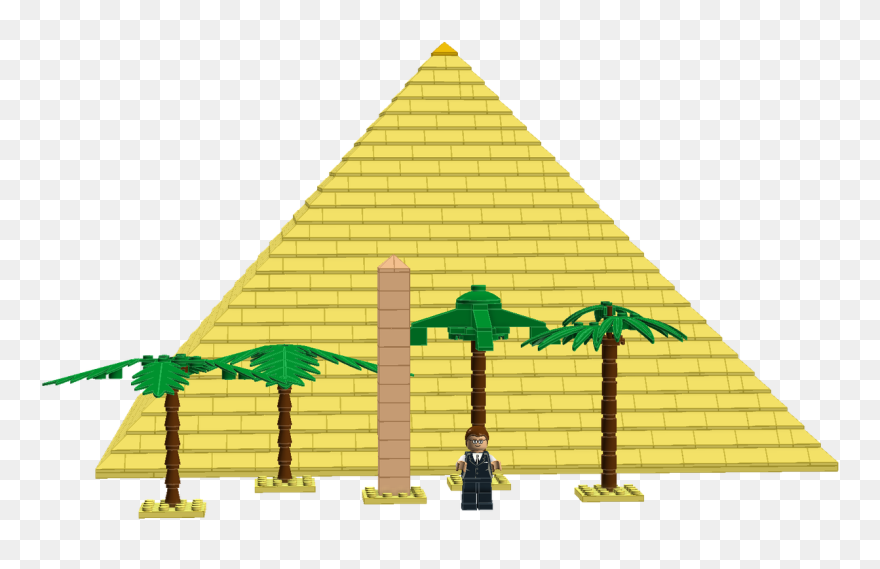 Pyramids Clipart Scene - Pyramid - Png Download